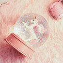 Unicorn Snow Globe for Girls, 100MM Pink Glitter Glass Snow Globes for Kids Women Adults Home Decor Birthday Gift