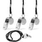 4pcs Stainless Steel Whistle, Coach Whistles Metal Whistle with Lanyard, Loud Crisp Sound Sports Whistles for Referees, Coaches, Polices, Training, Outdoor Sports and Emergency