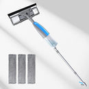 ZFGYmuxi Window Squeegee for Window Cleaning,Window Washer Cleaning Kit,3 in1 Window Cleaner Tool with 410ML Spray Bottle,Window Cleaning Squeegee kit for Indoor/Outdoor High Window