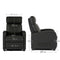 Recliner Chair for Living Room Recliner Sofa Wingback Chair Single Sofa Accent Chair Arm Chair Home Theater Seating Modern Reclining Easy Lounge (Black)
