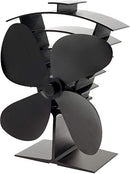 Valiant FIR361 Premium IV Heat Powered Stove Fan, Satin Black