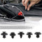 100Pcs Car Panels Bumper Trim Clip Replacement Set Push Fit Retainers Plastic Push-in Rivets Moulding Fasteners Kit 10 Styles