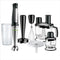 Braun Household MultiQuick 7 Hand Blender MQ7087X , Black, Hand Blender, Food Processor, Mixer, Juicer, ActiveBlade System, EasyClick Plus System, Splash Control