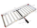 MaxxHaul 60" x 22" Aluminum Cargo Carrier Rack Basket for Luggage for SUV Truck Car Van - 500 lbs. Capacity