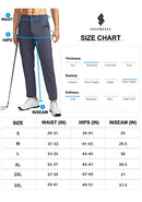 Soothfeel Men's Golf Pants with 5 Pockets Slim Fit Stretch Sweatpants Casual Travel Dress Work Pants for Men, Sage Green, XX-Large