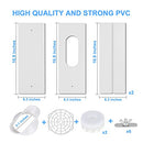 Portable Air Conditioner Window Kit, Portable AC Window kit with 2pack 3m Seal, Sliding AC Vent Kit for Exhaust Hose (5.1"/13cm)