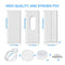 Portable Air Conditioner Window Kit, Portable AC Window kit with 2pack 3m Seal, Sliding AC Vent Kit for Exhaust Hose (5.1"/13cm)