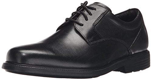 Rockport Men's Charles Road Plain Toe Oxford, Black, 7.5 US