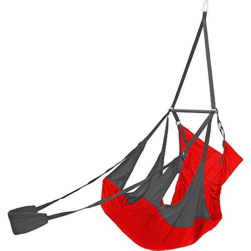 Eagles Nest Outfitters ENO AirPod Hanging Chair, Hanging Lounge Chair, Red/Charcoal