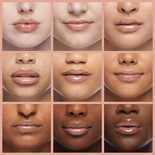 Kopari Coconut Lip Glossy Birthday Suit - Hydrating and Moisturizing Coconut Oil, Vitamin E and Shea Butter Lip Gloss With 100% Organic Coconut Oil, Non GMO, Vegan Sulfate Free