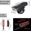 DAWNTREES USB Rechargeable Bike Light Front Set, 4 Modes, Smart Sensor Headlights, Bike Tail Lights, Flashlight Lights, Waterproof IP65, Suitable for Road/Mountain Bikes.…