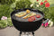 Weber Bar-B-Kettle Charcoal Barbecue, 57cm | BBQ Grill with Lid Cover, Tripod Stand & Wheels | Freestanding Outdoor Oven & Cooker with Porcelain-Enamelled Bowl - Black (1331004)