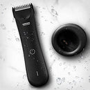 MANSCAPED™ Electric Groin Hair Trimmer, The Lawn Mower™ 3.0, Replaceable Ceramic Blade Heads, Waterproof Wet / Dry Clippers, Standing Recharge Dock, Ultimate Male Hygiene Razor