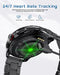 LIGE Smart Watch for Men Bluetooth Call Answering, 1.32'' HD Colour Display Rotating Button Fitness Tracker with 24/7 Heart Rate Blood Pressure Sleep Monitor, IP67 Waterproof Pedometer for iOS Android