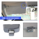 4PCS Car Sun Visor Hook Clips 3B0857561B 21312312231 Compatible with Transporter T4 Van Camper Compatible with Caddy Van MK3 Compatible with Golf MK4 Grey