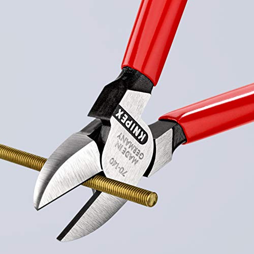 Knipex 70 01 140 EAN Side Cutters Black Atramentised Plastic Coated 140 mm