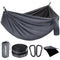 Overmont Double Layer Hammock TÜV-Certified Camping Hammocks 400 kg Load Capacity 270 x 140 cm Nylon Portable for Outdoor Travel Garden