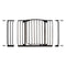 Dreambaby Chelsea Hallway Auto-Close Security Baby Safety Gate - with 9cm & 18cm Extensions - Fits Openings 97.5-133cm Wide & 75cm Tall - Black - Model F790B