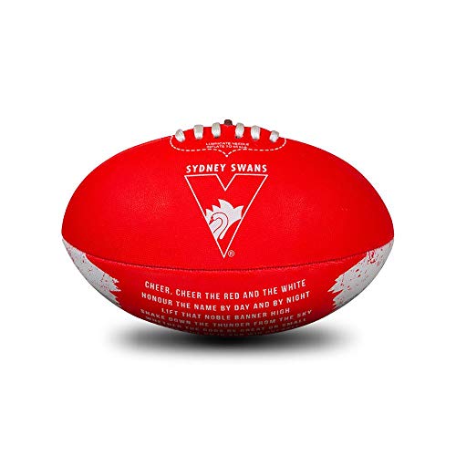 Sydney Swans Junior Youths Kids AFL Auskick Jumper Guernsey Jersey Shorts Socks Playing Pack with Football Size 6