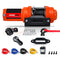 Electric Winch 4500LBS/2045KG 12V Synthetic Rope Wireless Boat ATV UTV 4wd