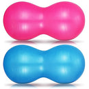 Wettarn 2 Pcs Peanut Ball Peanut Exercise Ball Peanut Yoga Ball Pregnancy Stability Fitness Earthnut Ball with Pump for Kids Autistic Therapy, Labor Birthing, Core Strength Training, Pink, Blue