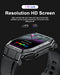 LIGE Military Smart Watches for Men,5ATM Waterproof Outdoors Tactics Sport Fitness Activity Tracker Watch, 1.85'' HD Blood Pressure/Heart Rate Monitor SmartWatches Compatible with iOS and Android