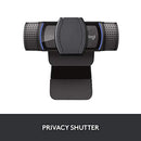 Logitech C920S HD Pro Webcam, Full HD 1080p/30fps Video Calling, Clear Stereo Audio, HD Light Correction, Privacy Shutter, Works with Skype, Zoom, FaceTime, Hangouts, PC/Mac/Laptop/Tablet/XBox - Black