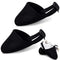 Zhanmai Bowling Shoe Slider 2 Pack Bowling Shoe Cover with Elastic Band Adjustable Bowling Accessories for Men Women Bowler Playing Ball Dancing, L (Black), Black, Large