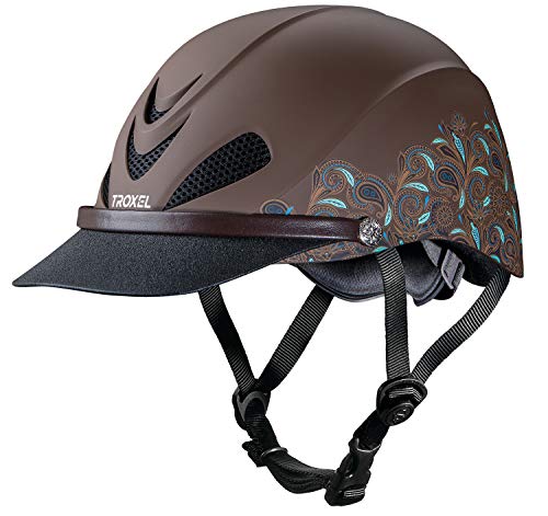 04-318 Dakota Trail Helmet Turq Paisley