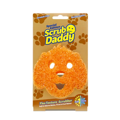Scrub Daddy Special Edition Dog Flextexture Scrubber, Red