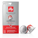 Illy Espresso Single Serve Coffee Compatible Capsules, 100% Arabica Bean Signature Italian Blend, Classico Medium Roast, 10 Count (Pack of 1)