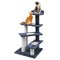 i.Pet Cat Tree Cats Tower Ultimate Scratching Post, 100cm Height Pet Scratcher Posts Indoor Kittens Wooden Play House Towers and Trees Corner Toys, with High-Rise Plush Bed