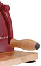 Zassenhaus Manual Bread Slicer, Classic Hand Crank Home Bread Slicer (Red)