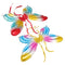 Abaodam 6 Pcs Symphony Angel Wings Flower Girls Wings Butterfly Balloon Dancing Party Butterfly Wing Inflatable Butterfly Wings Fairy Cosplay Wing Cute Aluminum Foil Child Pigeon