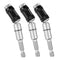 Bestgle 3 Pcs Pivot Drill Bit Holder Tip 1/4 Inch Magnetic Pivoting Screw Drill Bit Holder Quick Change Locking Rotating Screw Bit Holder with Spring Release for Tight Spaces/Corners