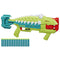 Nerf DinoSquad Armorstrike Dart Blaster, 8-Dart Rotating Drum, Drop Grip, Dart Storage, 16 Nerf Elite Darts, Anklyosaurus Dinosaur Design