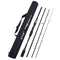 Goture Travel Spinning Rod 4 Sections Spinning Fishing Rods Lightweight Carbon Fiber Poles M Power MEADEA Fast Action 6.6ft 6
