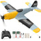 DEERC RC Plane 3 Channel BF-109 Remote Control Airplane Fighter Toys,2.4GHz 6-axis Gyro Stabilizer RTF Glider Aircraft Plane with 2 Batteries,Easy to Fly for Adults Kids Beginners Boys