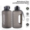 GEMFUL Large Water Bottle 2.2 Liter with Handle Sports Water Jug with BPA Free for Gym Travel Camping