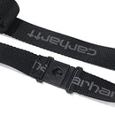 Carhartt Standard, Water-Repellent Canvas ID Holder with Reflective Lanyard, Nylon Duck (Black), One Size