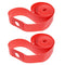 ZYAMY 2pcs Antipuncture Bicycle Tire Linner Tires Protector Rim Strap Inner Tube Rim Tape for 26inch x 18mm MTB Mountain Bike Road Bicycle Folding Tire, Red