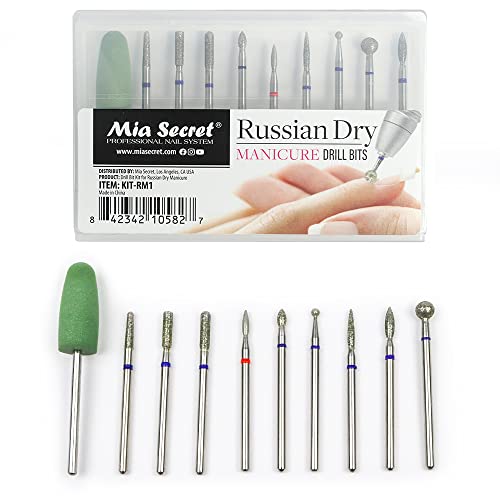 Mia Secret PROFESSIONAL RUSSIAN DRY Manicure Drill bit set