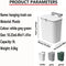 Hanging Kitchen Trash Can, 9L Hanging Compost Bin, Hanging Trash Can for Kitchen, Hanging Kitchen Waste Bins, Hanging Trash Can with Lid, Plastic Small Hanging Trash Can,