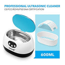 MAXKON 600ml Ultrasonic Cleaner Rings Watches Dentures Glasses Jewellery Cleaning