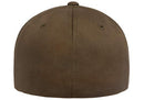 Flexfit Men's Wooly Combed Twill Fitted Baseball Cap, Olive, Large-X-Large