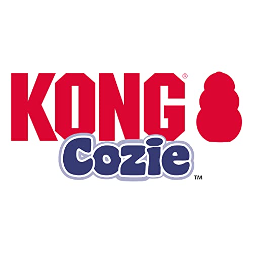 KONG - Cozie King Lion - Indoor Cuddle Squeaky Plush Dog Toy - Small