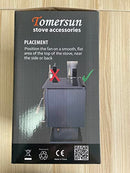 Tomersun Stove Fan with 3 Blades Fireplace Fan Fireplace Fan Heat Powered Wood Burner Fireplace Fan Without Electricity