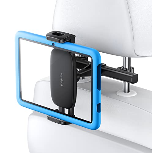 Lamicall Car Tablet Mount, Headrest Tablet Holder - Car Back Seat Travel Tablet Stand for Kids, Compatible with iPad Pro Air Mini, Galaxy Tab, Fire HD, 4.7-12.9" Cell Phone, Tablets and Devices, Black