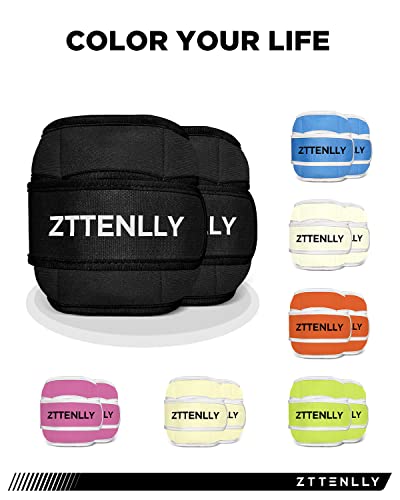 ZTTENLLY Adjustable Ankle Weights for Women Men and Kids | 1 Pair 5 10 15 18 20 Lbs Leg Wrist Ankle Weight Straps for Yoga, Walking, Running, Aerobics, Gym, Dance, Pilates, Cardio