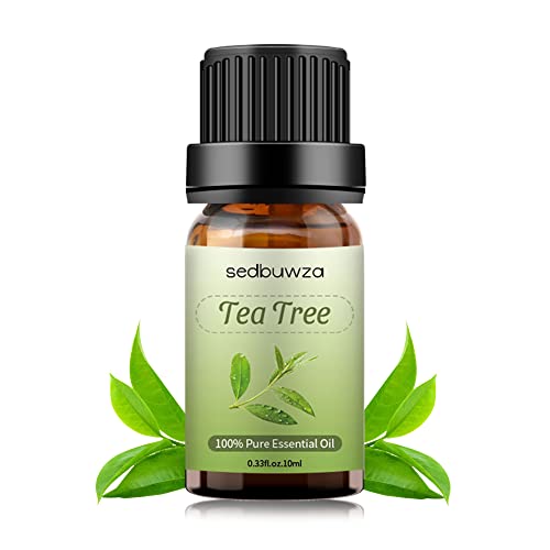 Tea Tree Essential Oil, 100% Pure Organic Aromatherapy Gift Oils for Diffuser, Humidifier, Soap, Candle, Perfume